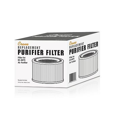 Crane EE-5075 Air Purifier Replacement HEPA Filter