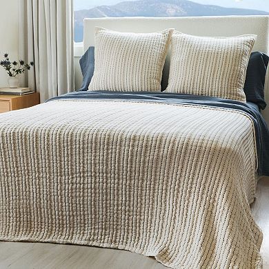 Coastal Stitch Quilted Bedspread