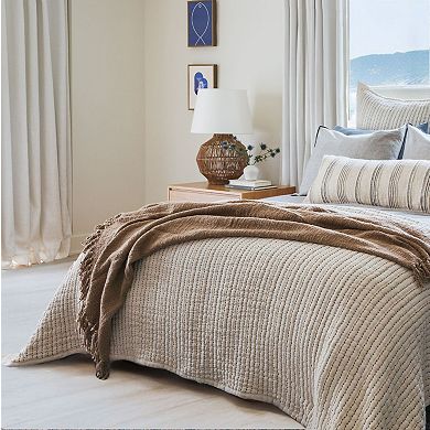 Coastal Stitch Quilted Bedspread