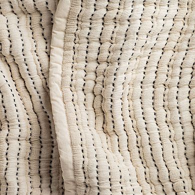 Coastal Stitch Quilted Bedspread