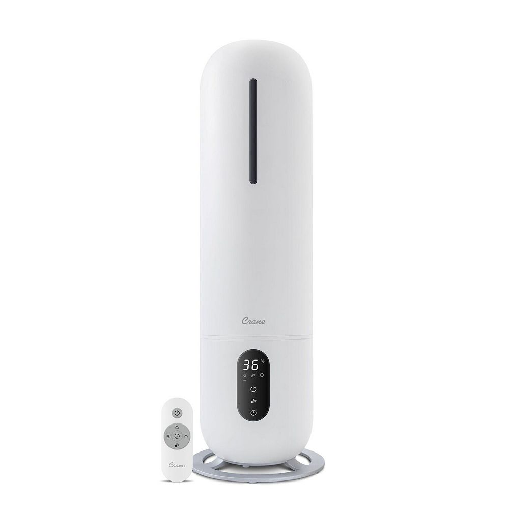 2 Gal. Ultrasonic Cool Mist Tower Humidifier with Germicidal UV-A