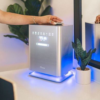 2 Gal. Ultrasonic Cool Mist Tower Humidifier with Germicidal UV-A Light