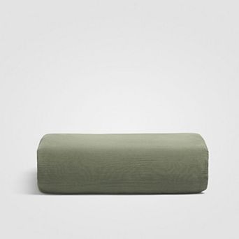 Zen Crinkled Comfort Fitted Sheet (Matcha)