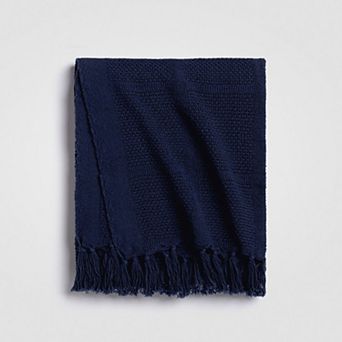 Deep Current Knit Throw