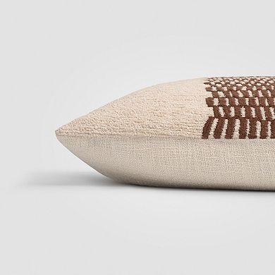 Forest Path Green & Brown Nature-Inspired Accent Pillow