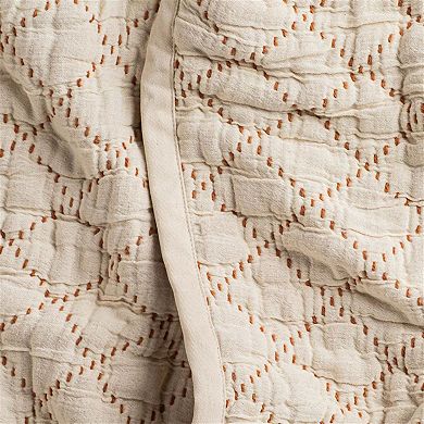 Diamond Stitch Quilted Bedspread