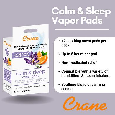 Crane Universal Vapor Pads Lavender Orange