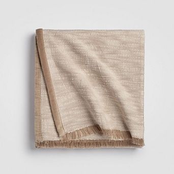 Tranquil Oatmeal Weave Throw