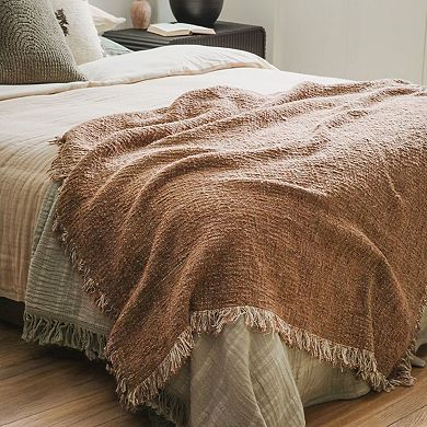 Reversible Chestnut Harmony Throw