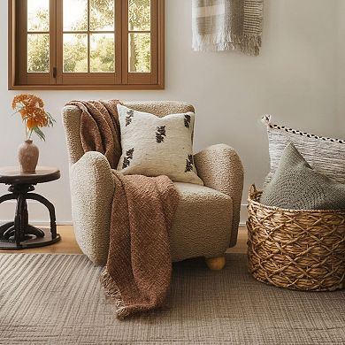 Reversible Chestnut Harmony Throw