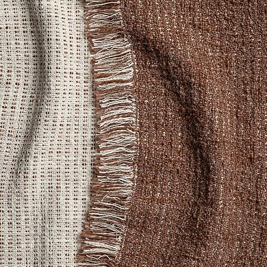 Reversible Chestnut Harmony Throw