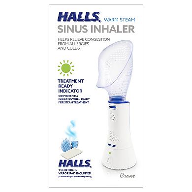 HALLS® Corded Steam Inhaler, White