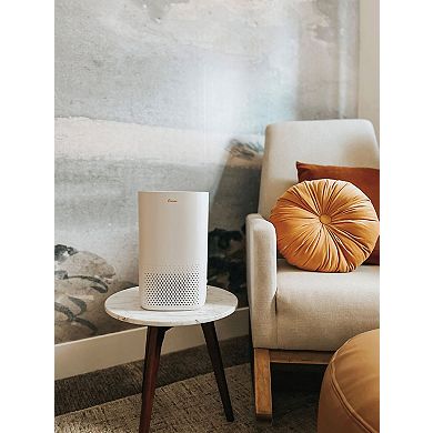 Crane Air Purifier with True HEPA Filter Quiet Compact and Powerful Air Cleaning for Home Bedroom