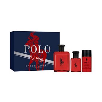 Ralph Lauren Polo Red 3 pc Eau de Toilette Gift Set with Deodorant