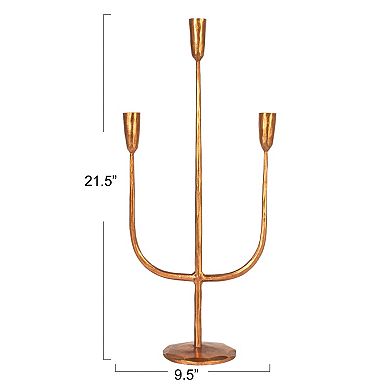 Hello Honey Hand-Forged Metal Candelabra