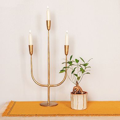 Hello Honey Hand-Forged Metal Candelabra