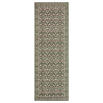Vintage Boho Area Rugs, Washable Floral Print Botanical Non Slip Stain Resistant Carpet Home Decor