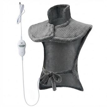 Massaging Heating Pad for Full Body Pain Relief Large Back Heat Pad, 4 Massage Motors