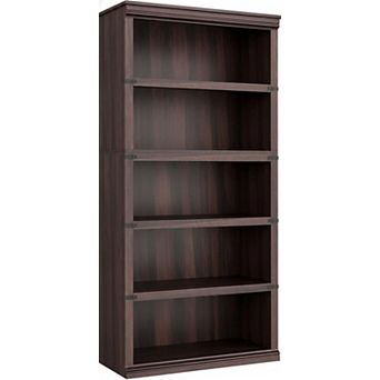 5 tier Bookcase with Open Storage Shelves, Tall Wooden Book Shelf for Home Office Organization
