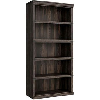 5 tier Bookcase with Open Storage Shelves, Tall Wooden Book Shelf for Home Office Organization