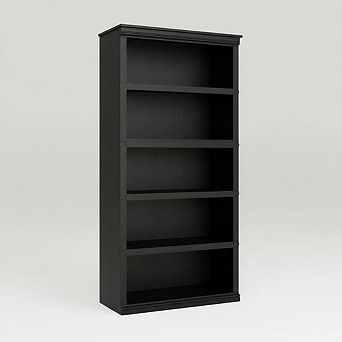 5 tier Bookcase, Farmhouse Book Shelf with Storage Open Display Bookshelves