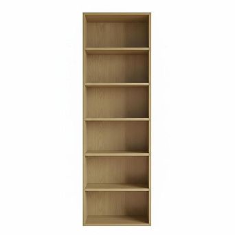 6 Shelf Bookcase - 71.4” 6 Shelf Tall Bookshelf with Anti-Tip Design & Easy Assembly
