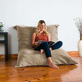 Jaxx 5.5 ft Pillow Saxx Bean Bag Pillow - Premium Chenille