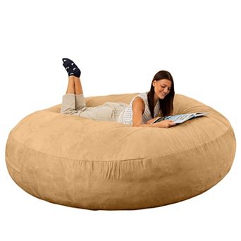 Jaxx 6 Foot Cocoon - 2-in-1 Convertible Bean Bag Bed & Large Bean Bag Chair for Adults