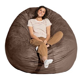 Jaxx 6 Foot Cocoon - 2-in-1 Convertible Bean Bag Bed & Large Bean Bag Chair for Adults