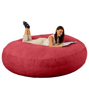 Jaxx 6 Foot Cocoon - 2-in-1 Convertible Bean Bag Bed & Large Bean Bag Chair for Adults