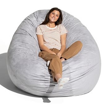 Jaxx 6 Foot Cocoon - 2-in-1 Convertible Bean Bag Bed & Large Bean Bag Chair for Adults