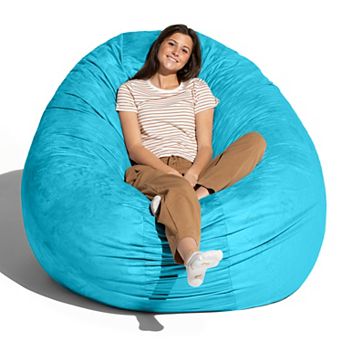 Jaxx 6 Foot Cocoon - 2-in-1 Convertible Bean Bag Bed & Large Bean Bag Chair for Adults