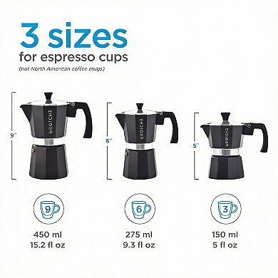 Milano Stovetop Espresso Maker Moka Pot