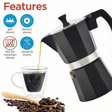Milano Stovetop Espresso Maker Moka Pot