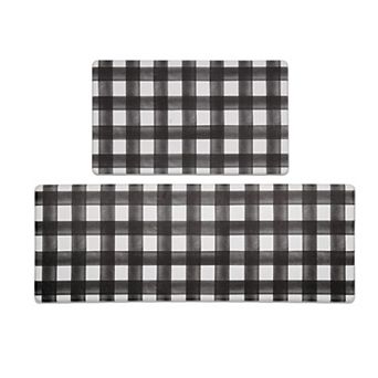 Modern Farmhouse Anti Fatigue Waterproof & Non-Skid Kitchen Kitchen Mat Set 2 pc