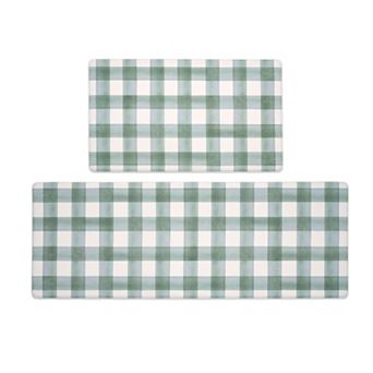 Modern Farmhouse Anti Fatigue Waterproof & Non-Skid Kitchen Kitchen Mat Set 2 pc