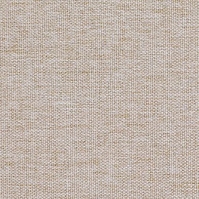 D-Shaped Chair Cushions 2" Thick with Ties Machine-Washable Cover