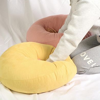 Cylindrical Bolster Pillow with Removable Cover for Neck Head Support