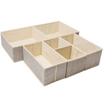 Foldable Drawer Organizer for Underwear Socks Closet Divider