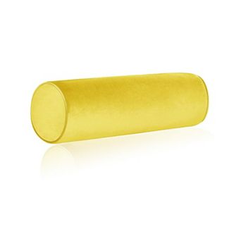 Memory Foam Roll Pillow for Knee Leg Neck Support with Removable Cover