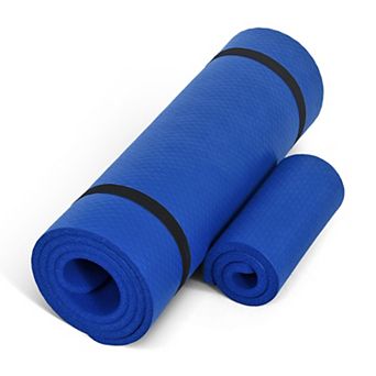 High Density Exercise Yoga Mat with Strap