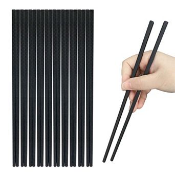10 pairs Fiberglass Chopsticks Reusable Dishwasher Safe Non-slip
