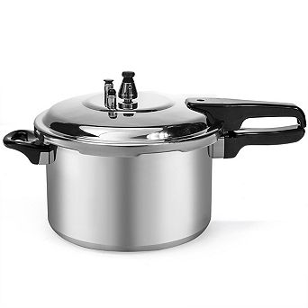 6-qt Aluminum Stovetop Fast Pot Steam Release Regulator