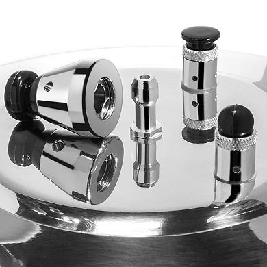6qt Aluminum Stovetop Fast Pot Steam Release Regulator