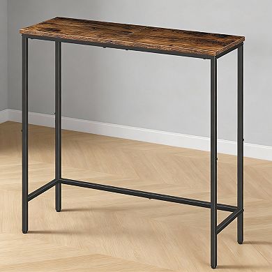 Rustic 29.5" Narrow Console Table Entryway Sofa Hallway