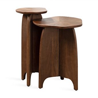 Kanna Wood 2 pc Table Set