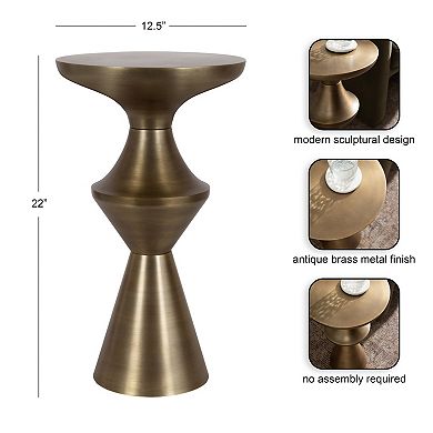 Zavalia Metal Side Table