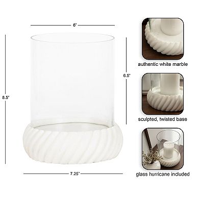 Trenza Marble Candle Holder