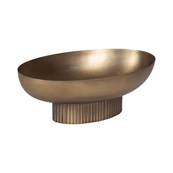 Rooks Ribbed Metal Bowl