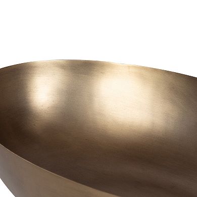 Rooks Ribbed Metal Bowl